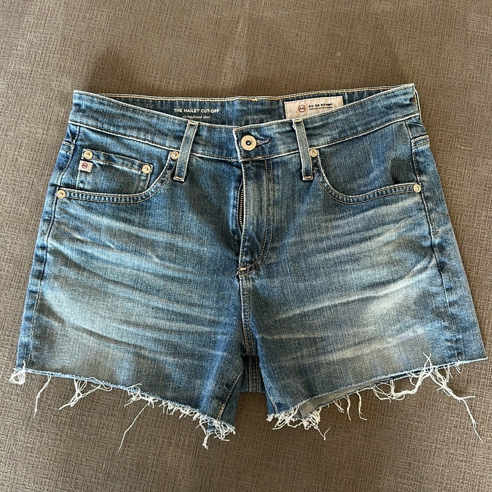 AG denim The Hailey Cut-Off Ex-Boyfriend Shorts